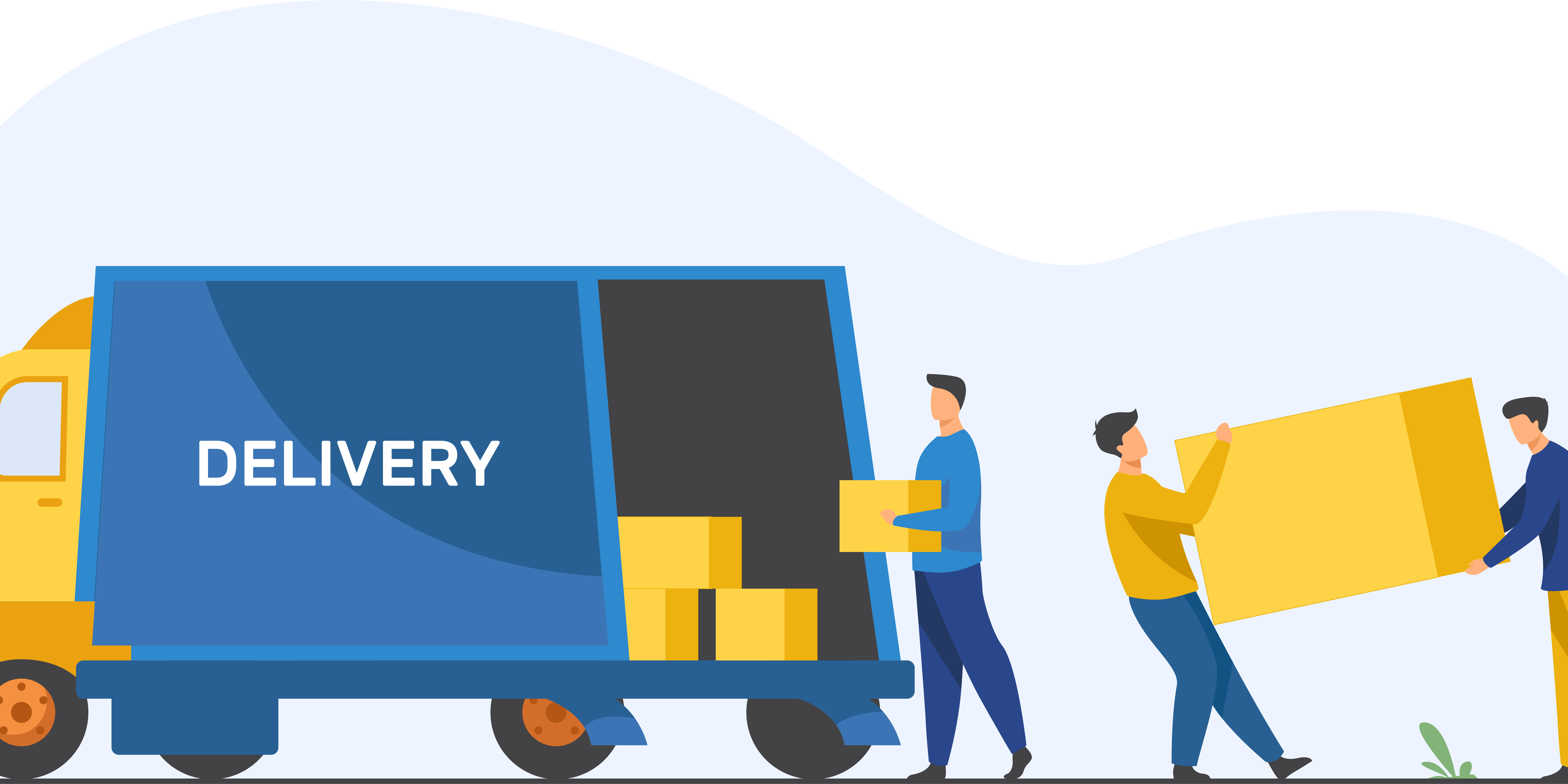 Livraison des colis sur les chantiers